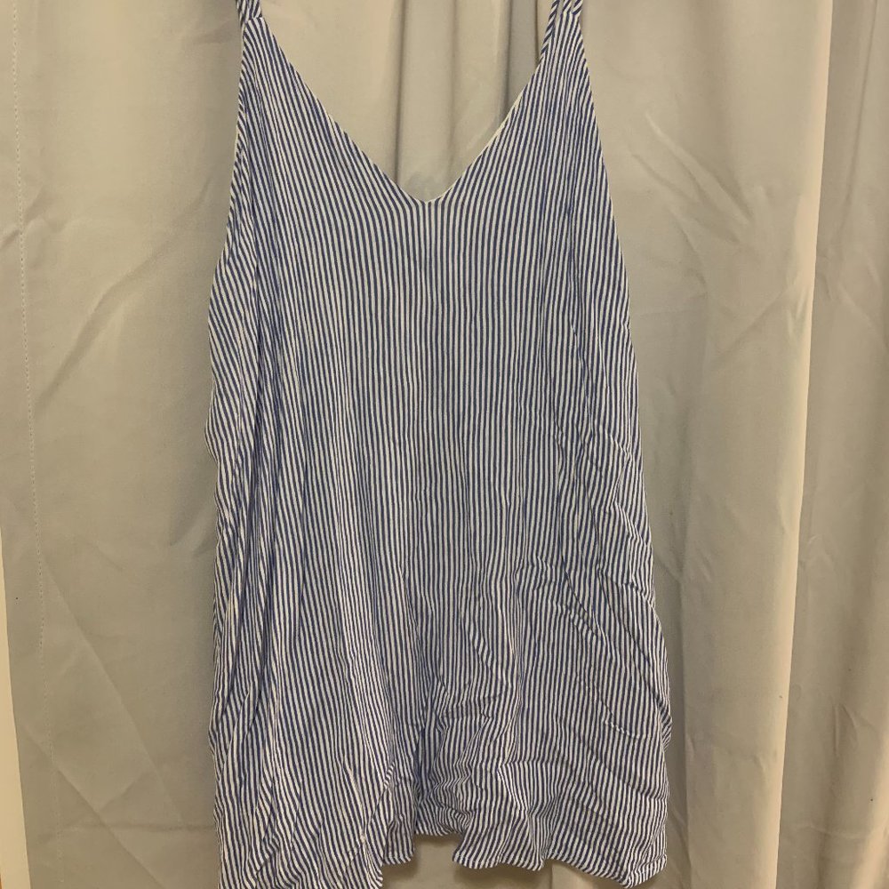 Blue striped dress Lulus